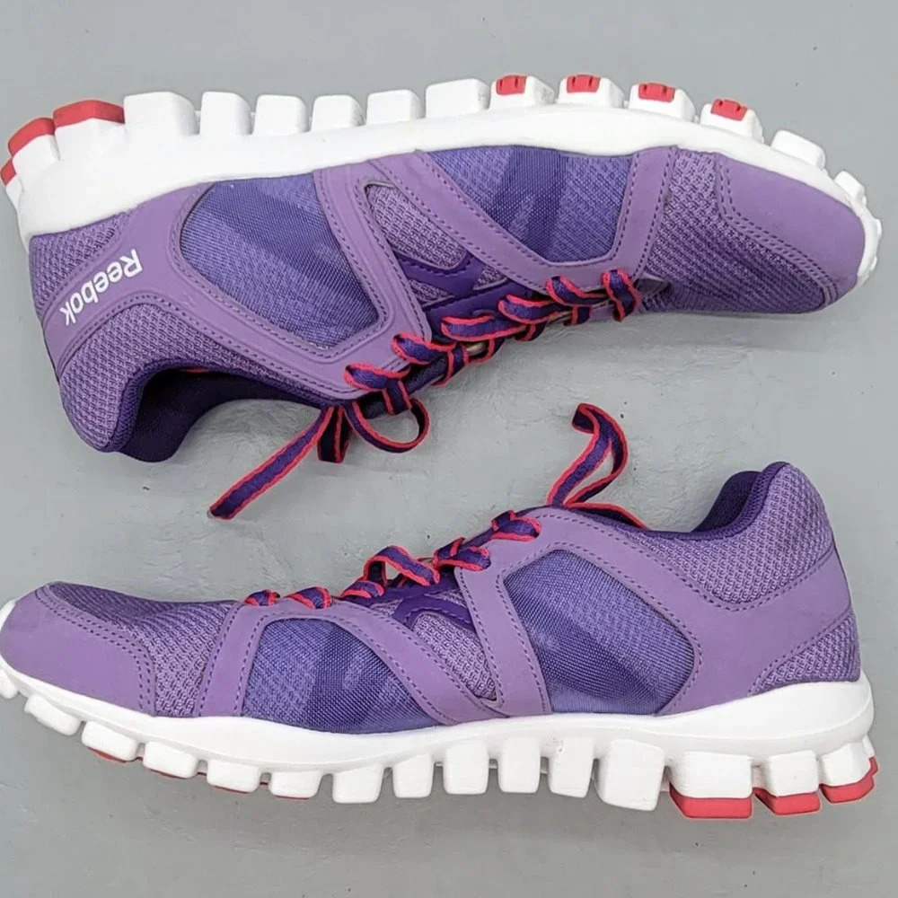 Reebok Realflex Train Rs 2.0 Running Shoes Sneakers Violet Women's Size 10 - Picture 12 of 13